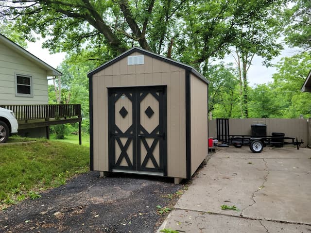 **REPO** Utility Shed -Classic 8x10 (At Columbia Store) (New is $5095.00)